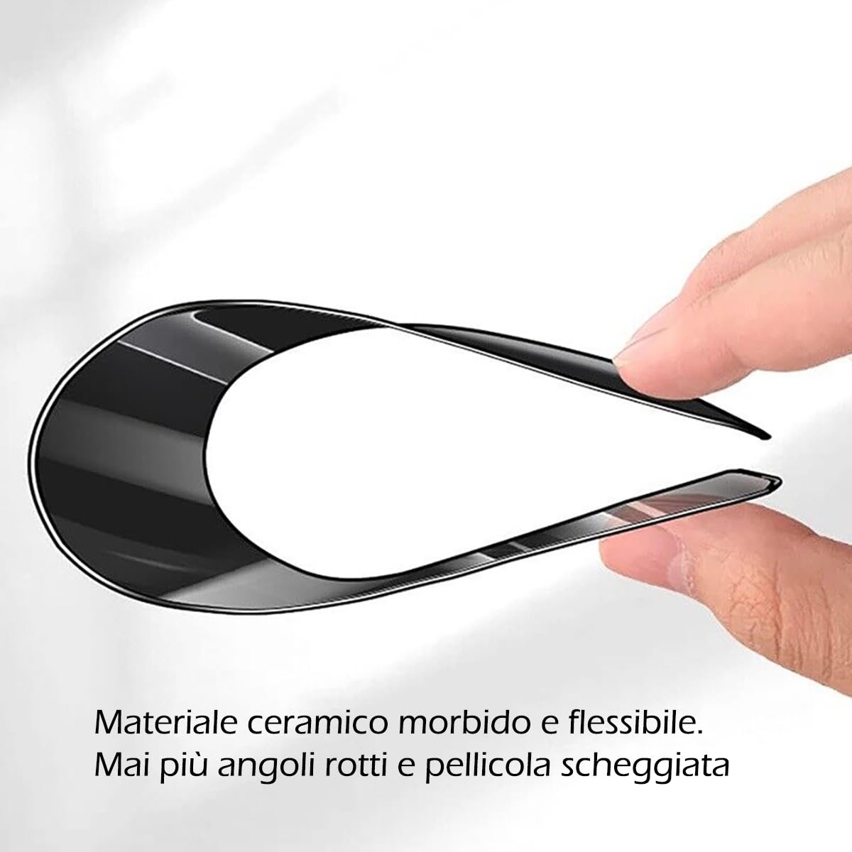 Pellicola lucida privacy per iPhone