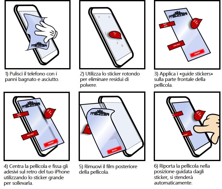 Pellicola opaca privacy per iPhone