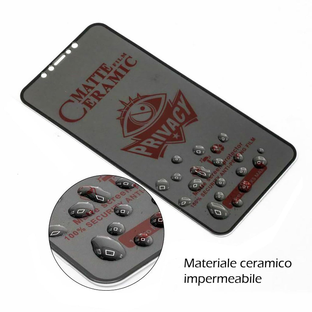Pellicola opaca privacy per iPhone
