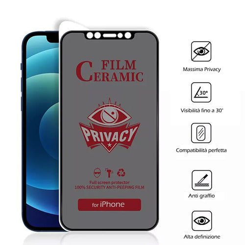 Pellicola lucida privacy per iPhone