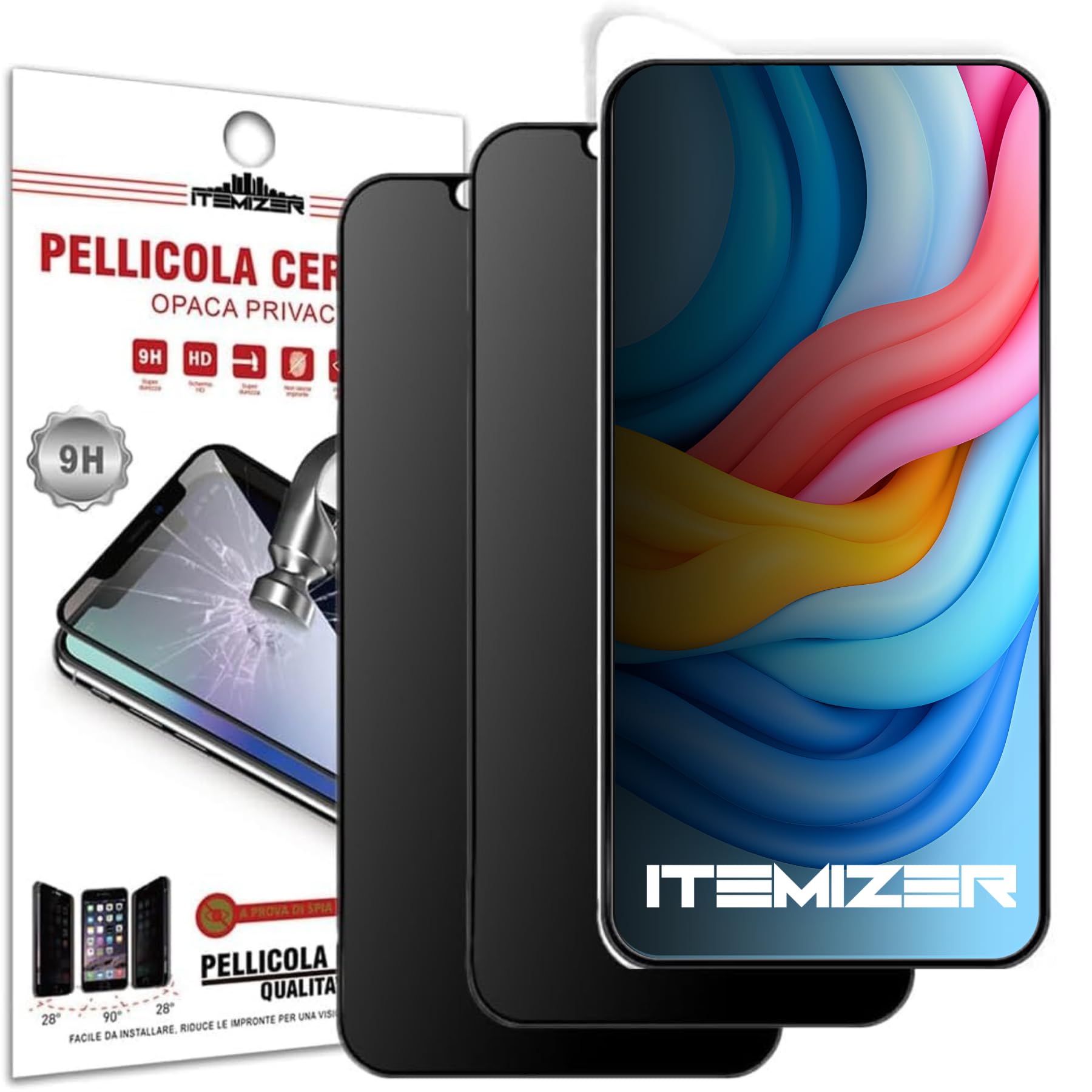 Pellicola opaca privacy per iPhone